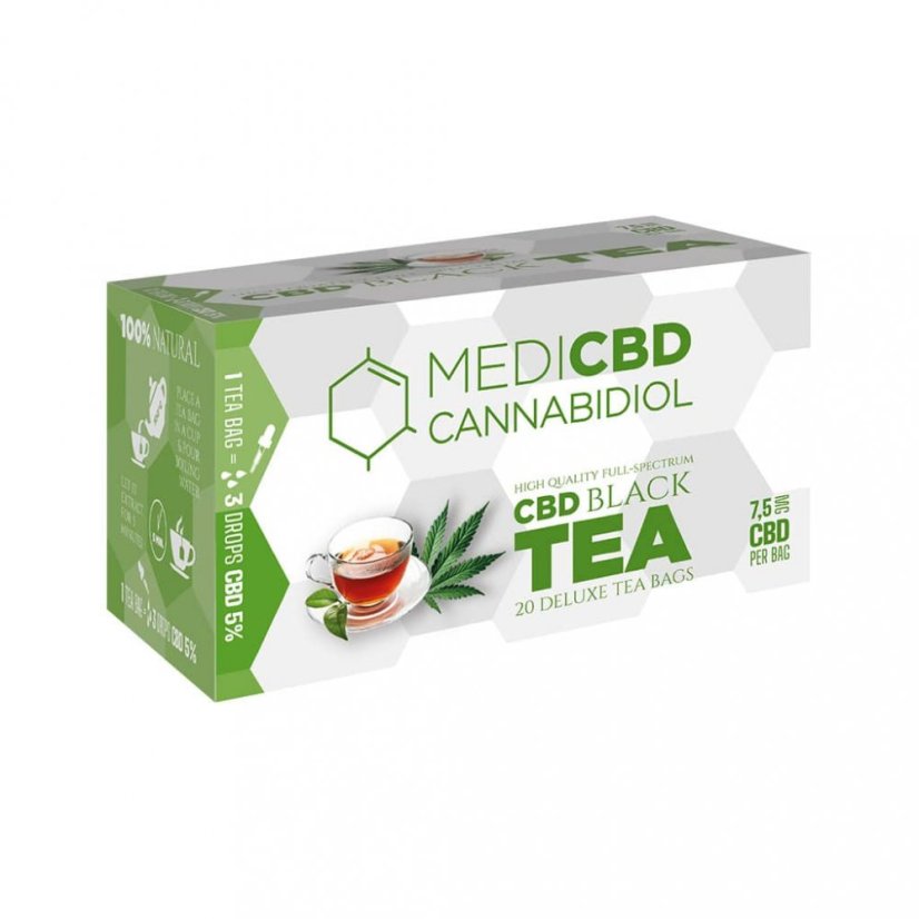 MediCBD Thé noir avec du CBD, 30g