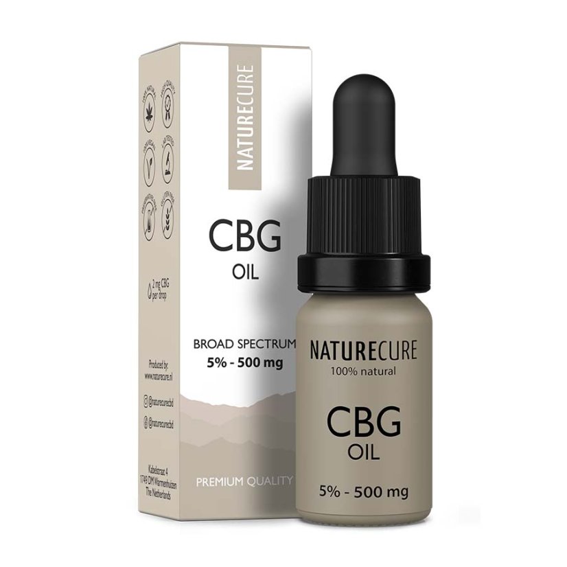 Nature Cure CBG-Öl 5% CBG, 500 mg, (10 ml)