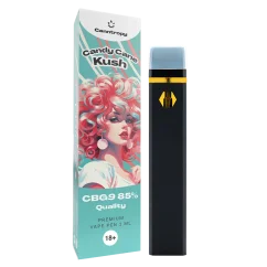 Canntropy CBG9 Jednokratna Vape Pen Candy Cane Kush, CBG9 85% kvaliteta, 1 ml