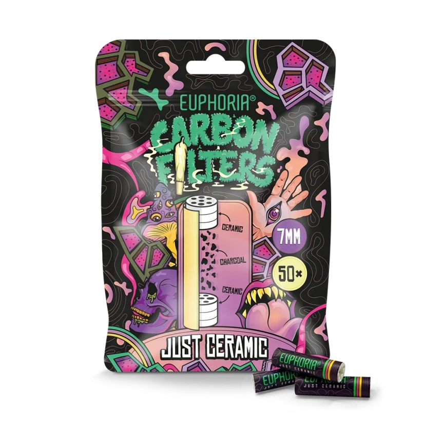 Euphoria Filtres à charbon en céramique Just - 50 pcs
