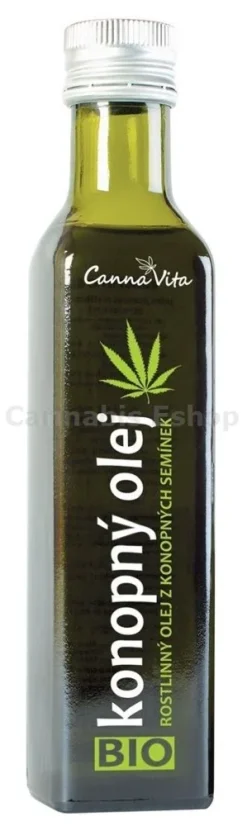 CannaVita Bio konopljino olje hladno stiskano 500 ml CannaVita Bio konopljino olje hladno stiskano 500 ml
