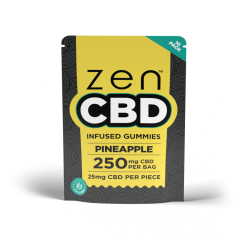 ZEN CBD Gummies - Ananas, 250 mg, 10 kom