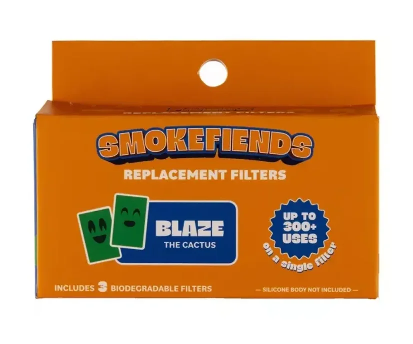 HEMPER Filtre à air personnel Smoke Fiends, lot de 3 filtres de rechange - Cactus