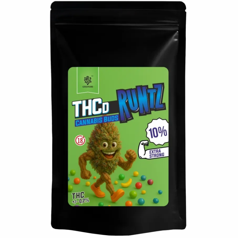 Floare cehă CBD THCD Runtz, 10% THCD, 1 - 1000 g