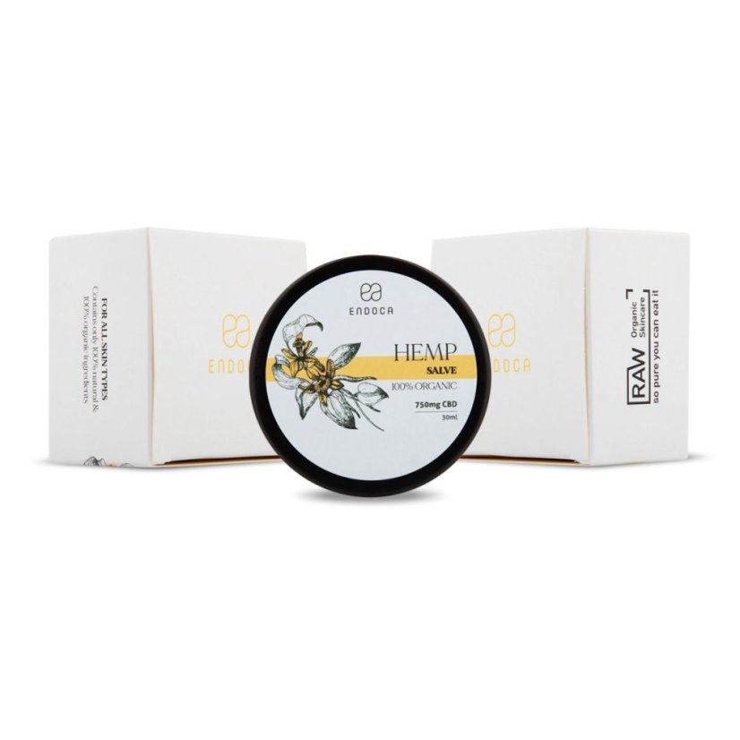 Endoca Onguent de chanvre 750 mg CBD, 30 ml