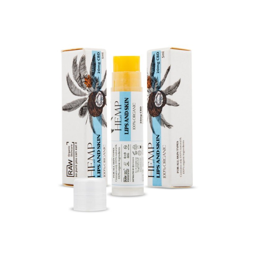 Endoca Balsam pentru buze și piele 20 mg CBD, 5 ml