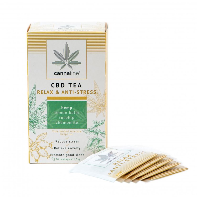 CANNALINE CBD Tea Pihenjen, 30 g