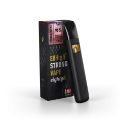 Eighty8 E8High Jednorazová Vape Lychee, 96 % E8High, 1 ml