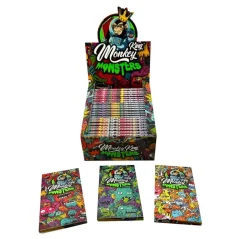 Monkey King KSS rolling papírok szűrőbetétekkel Magnetic Monsters, 1 füzet