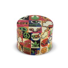 Euphoria Grinder Metal Groovy 63 mm - 4 piese