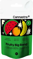 Cannastra CBG9 Blomma Fruity Big Bang, CBG9 85% kvalitet, 1g - 100g