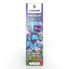 CanaPuff CBG9 Einweg-Vape-Pen Blueberry Cookie, CBG9 79 %, 1 ml