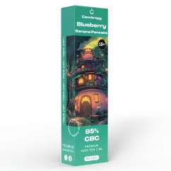 Canntropy CBC Vape Pen Blueberry Banana Palačinka, 95 % CBC, 1ml