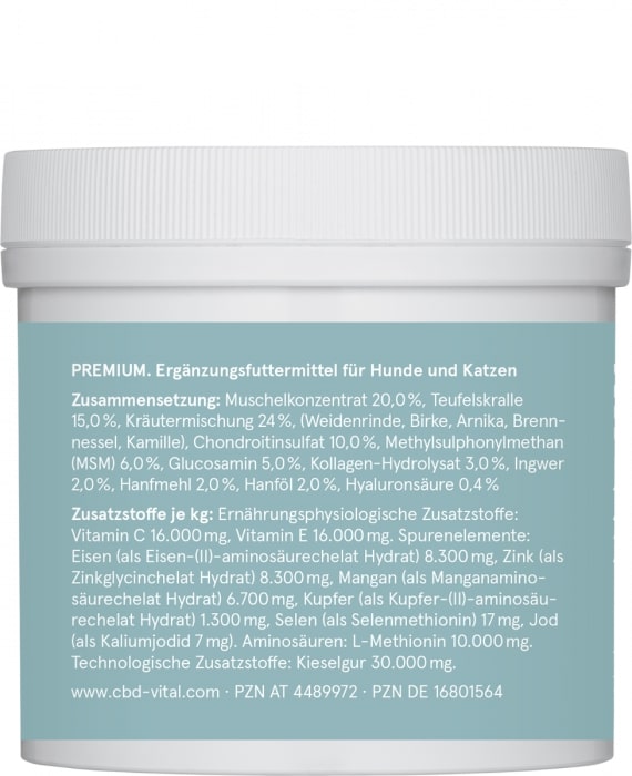 CBD VITAL VET – Gelenkskomplex aktiv, 100 g