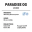 True Terpenes Live Resin Paradise OG (2 ml - 960 ml)