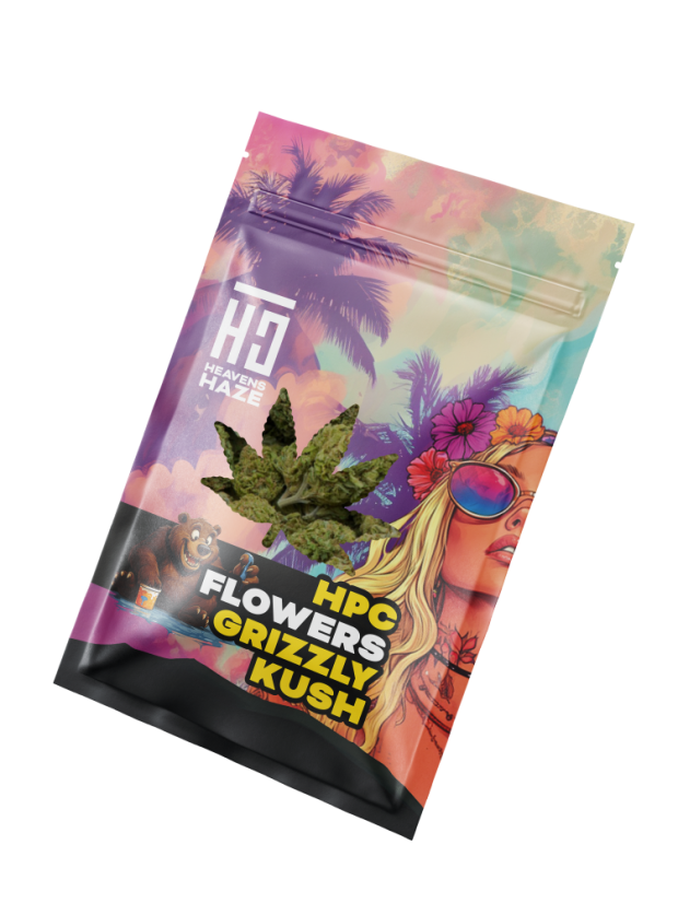 Heavens Haze HPC Fleurs Grizzly Kush, 1 g