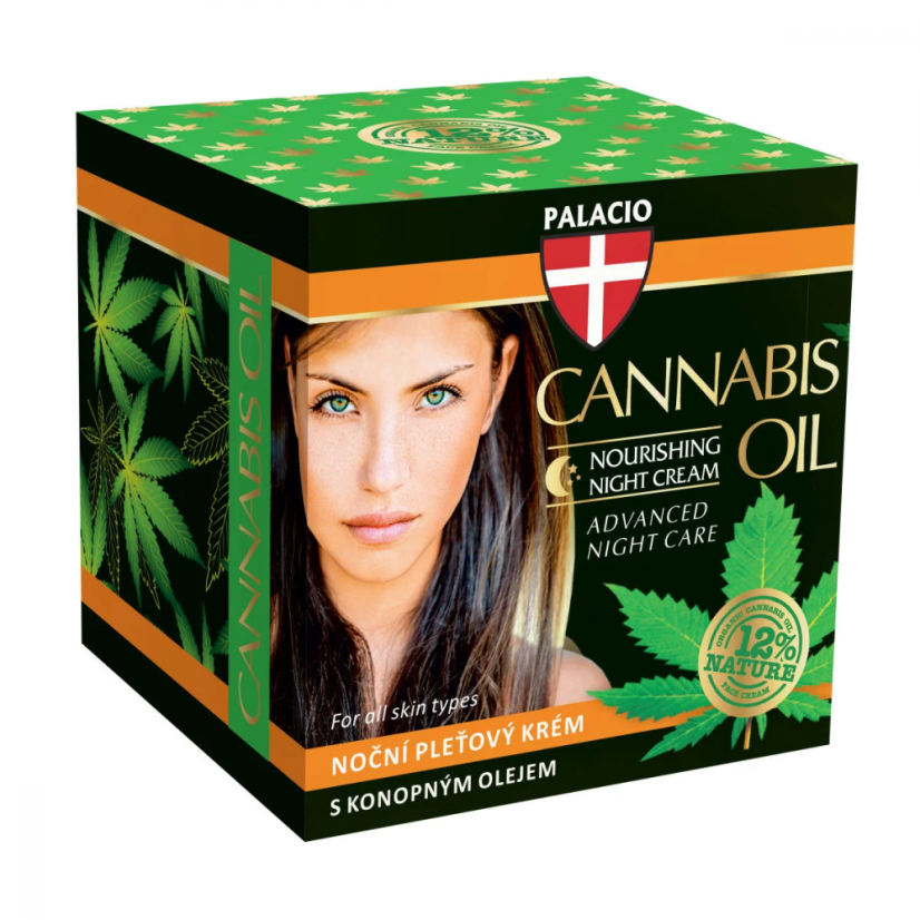 Palacio CANNABIS Cremă de noapte pentru față, 50 ml