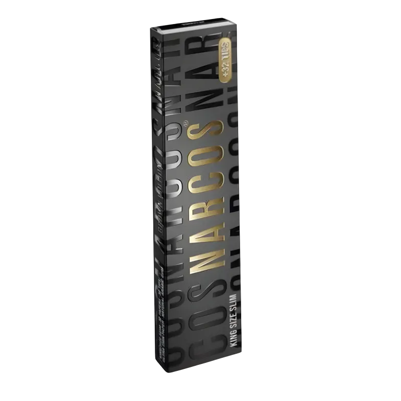 Narcos Brown Edition King Size Slim Rolling Papers + Tips