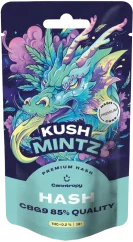 Canntropy CBG9 Hash Kush Mintz 85% calidad, 1 g - 100 g