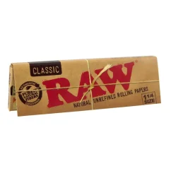 RAW format de papier court non blanchi 1¼