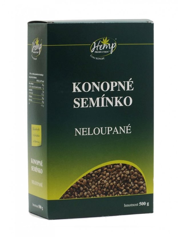 Hemp Production Σπόρος κάνναβης, μη αποφλοιωμένος 500γρ