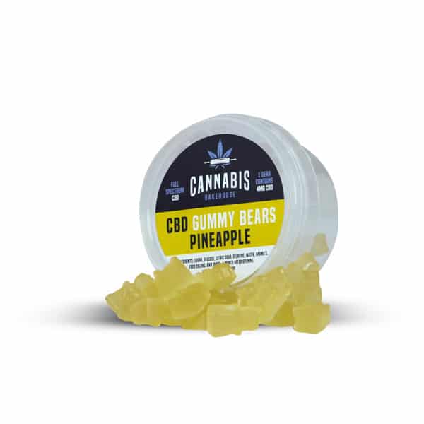 Cannabis Bakehouse CBD Fruchtgummis Ananas, 22 Stk. x 4 mg CBD, 30 g