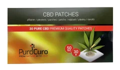 PuroCuro Flasteri s formulom od konoplje s 50 mg CBD-a, 30 kom, 1500 mg