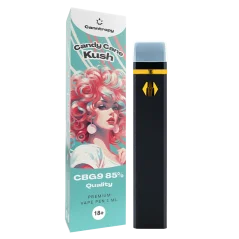 Canntropy CBG9 Disposable Vape Pen Candy Cane Kush, CBG9 85% quality, 1 ml