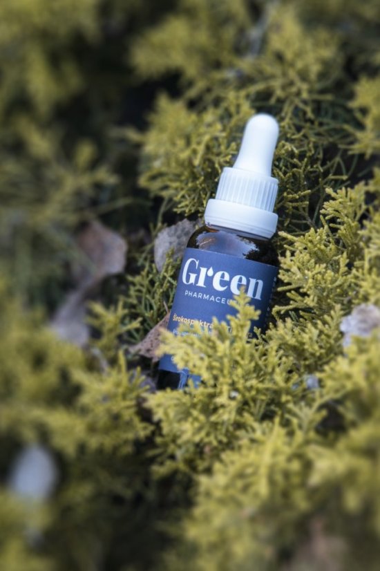 Green Pharmaceutics tinctură NANO cu spectru larg, 300 mg CBD, 30 ml