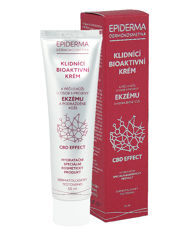 Cremă bioactivă CBD Epiderma în prezența Eczema, 50 ml