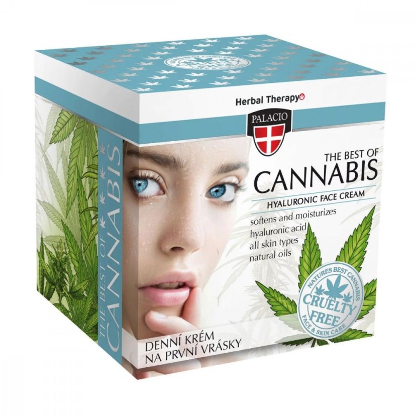 Palacio Cremă hialuronică cu cannabis, 50 ml