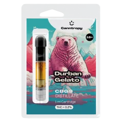 Canntropy Náplň CBG9 Durban Gelato, CBG9 85% kvalita, 1 ml