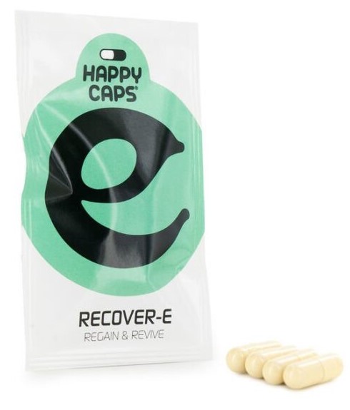 Happy Caps Recover E - Regeneráló és Megújító Kapszulák, (étrend-kiegészítő), Doboz 10 db, 40 g