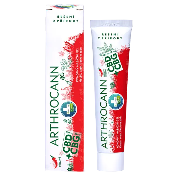 Annabis Arthrocann gel de cânepă pentru încălzire cu CBD și CBG, 75 ml