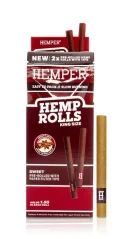 HEMPER Hemp Rolls Ukuran King dengan Ujung Kertas 2pk - Manis