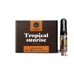 Happease Cartuș CBD Tropical Sunrise 600 mg, 85 % CBD, 0,5 ml