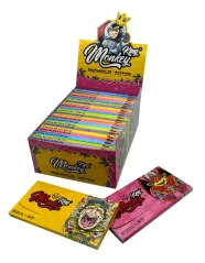 Monkey King KSS rolling papírok szűrőbetétekkel Slim Psyco, 1 füzet