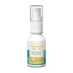 Harmony CBD aerosols mutes dobuma kopšanai 500 mg, 15 ml, piparmētra