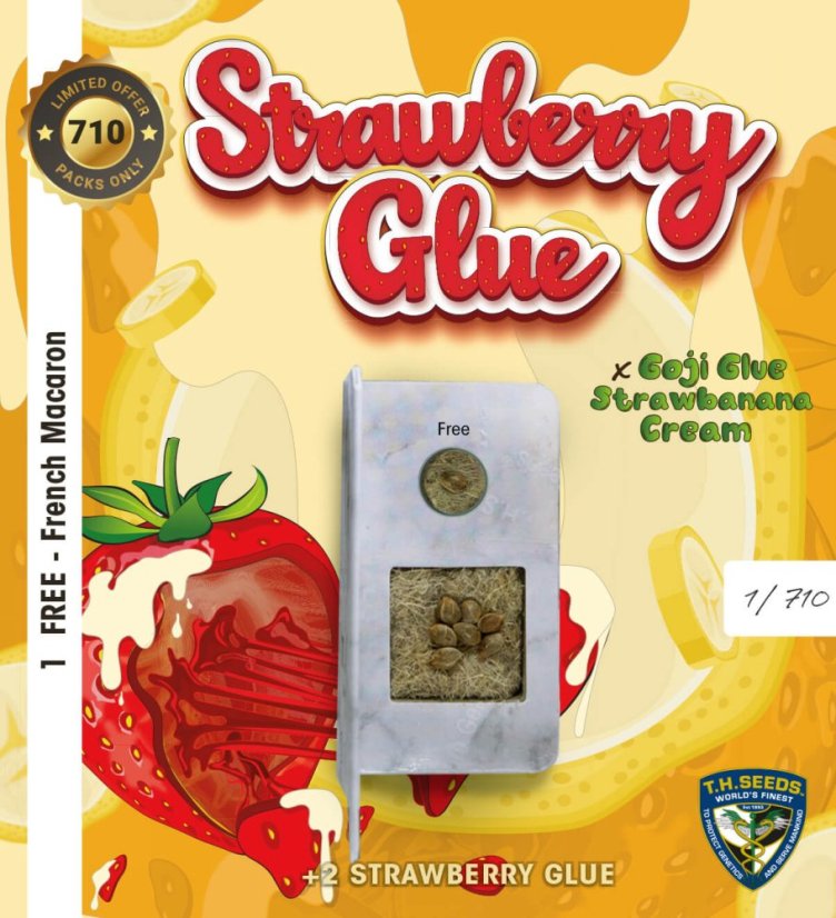 T.H.Seeds™ Seminte de canabis Strawberry Glue, 710 Limited Special Pack, feminizate