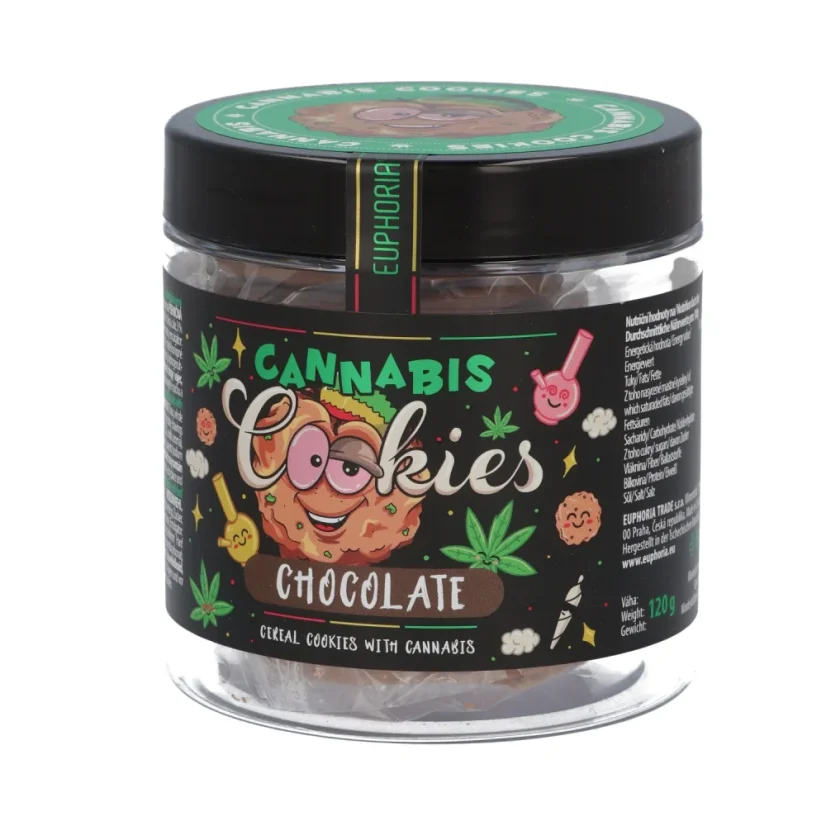 Euphoria Biscuits au chocolat et au cannabis, 120 g