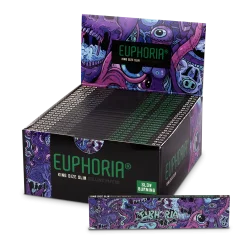 Euphoria Rullende papir Kingsize Slim Psychedelic, 32 ark