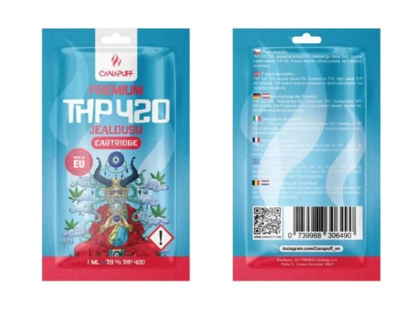 CanaPuff THP420 patron svartsjuka, THP420 79 %, 1 ml