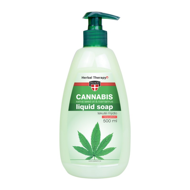 Săpun lichid Palacio Cannabis Rosmarinus cu pompă 500 ml