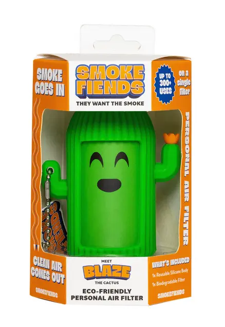 HEMPER Filtru de aer personal ecologic cu tematică Smoke Fiends - Blaze The Cactus