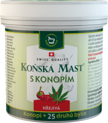 Herbamedicus Koňská mast s konopím hřejivým, 250 ml