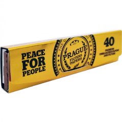 Prague Filters and Papers - Cigaretė filtrai ir popieriai - Nebalintas rinkinys , 40 + 40 vnt