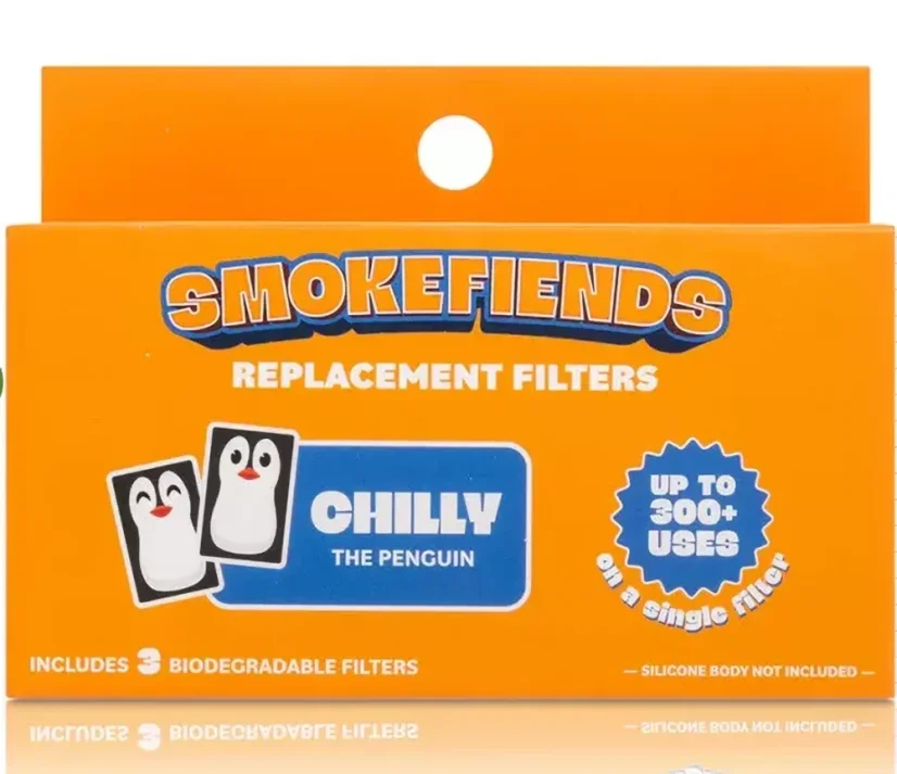 HEMPER Filtre à air personnel Smoke Fiends, lot de 3 filtres de rechange - Penguin