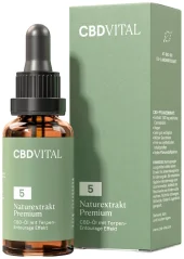 CBD Vital Naturextrakt PREMIUM CBD-Öl 5%, 500 mg, (10 ml)