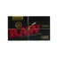 RAW Μαύρα Classic Single Wide Double Rolling Papers - φυσικά ακατέργαστα ρολά χαρτιά, 100 φύλλων