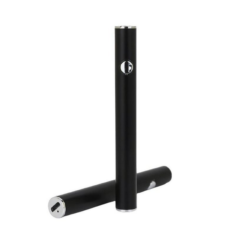 Batteri til CBD-patron, 380 mAh, 510 gevind, USB-oplader, Sort